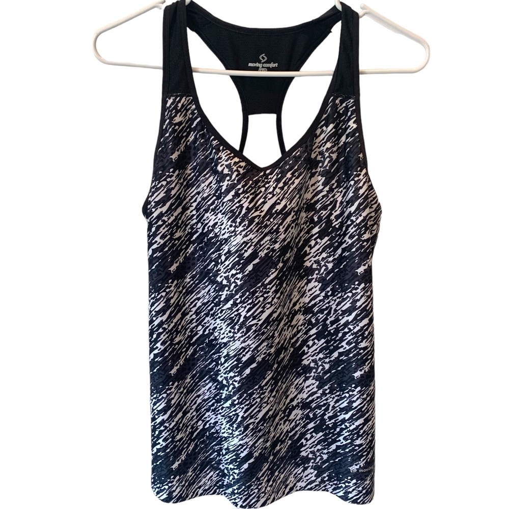 Moving Comfort Interval Running
Tank Women's Size XL Black
White Racerback